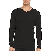 Men's Long Sleeve V-Neck - 100% Merino Wool Base Layer - Casual Shirt - Under Layer - Midlayer