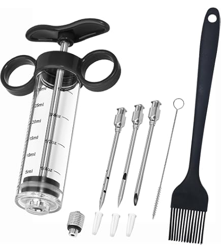 GrillPro Stainless Steel 10 In. Marinade Meat Injector 14950