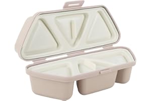 6 in 1 Onigiri Mold, Plastic 6 in 1 Triangle Onigiri Maker Mold Triangle Sushi Rice Ball Press Tool Set Kit for Easy Shaping 