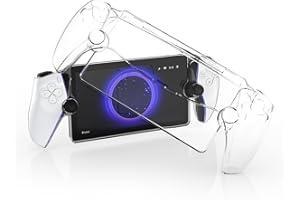 EJGAME Protective Case Compatible with PlayStation Portal, Clear Grip Cover with Anti-Scratch Design, HD Clear