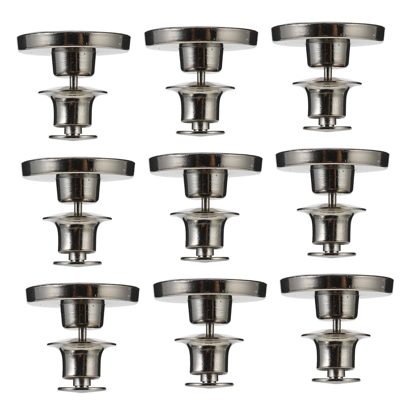 20Pcs Jean Replacement Buttons Alloy Metal No Sew Snap Buttons to Extend or Reduce Pants Waist Sewing Notions Supplies