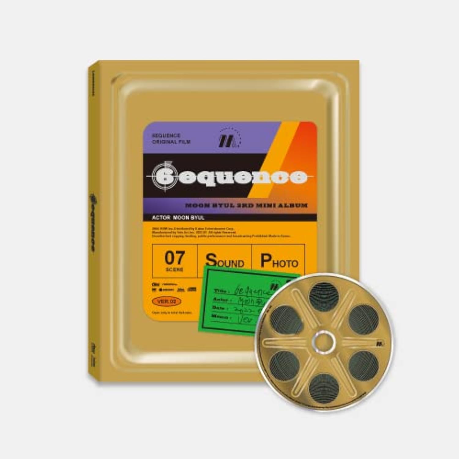 kakao m MOONBYUL MAMAMOO - 6equence [ver.02] (3rd Mini Album) Album (+Folded Poster) (L200002335)