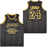 LEGEND 8 LEGACY24 Men's Legend 8 24 Black Snakeskin Basketball Jersey