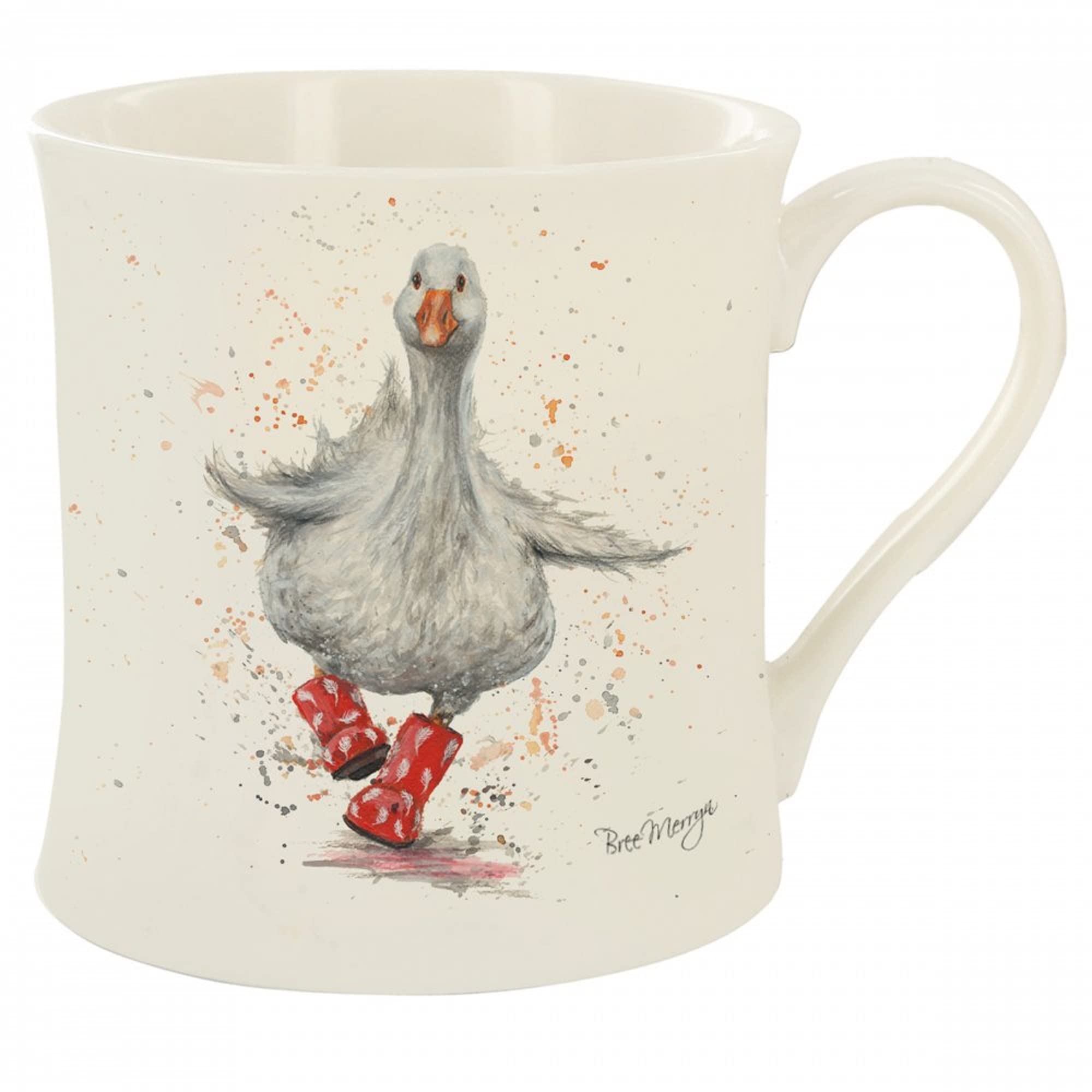 Bree Merryn Fine China Daphne Duck in Boots Tea/Coffee Boxed Mug 8.5x8cm