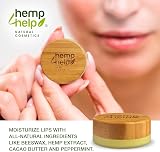 Hemp4Help Organic Hemp Lip Balm Beeswax Cacao Butter Vitamin E Vanilla Olive Oil view 3