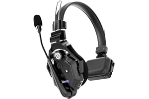 HOLLYVIEW Hollyland Solidcom C1 Single Remote Headset Single-Ear Full-Duplex Wireless Intercom Headset for Team Communication