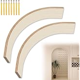 2 Pcs Wooden Doorway Arch Kit for Drywall for Living Room &amp; Entryway | DIY Rounded &amp; Half Circle Door Frame Kit, Easy Home Renovation Interior Archway Decor for Living Room &amp; Entryway