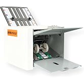 Dynafold 102N Paper Folding Machine; Folds up to 8000 per Hour; Batch Processing; Resettable Counter; Output Conveyor Stacker; Push-Button Operation; Self Adjusting for Paper Thickness