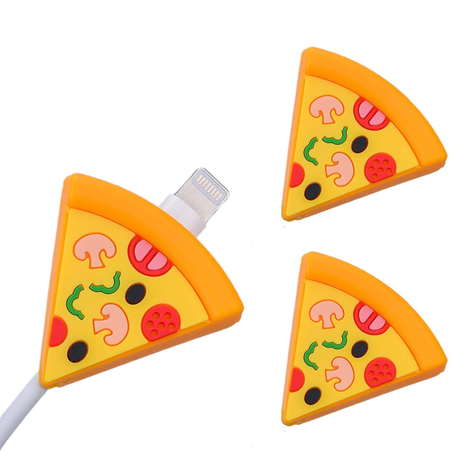 YPWangShengRui Cute Pizza Shape USB Charger Protectors for Cellphone Accessories