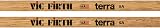 Vic Firth Terra 5AT Drum Stick 5A 16in 0.565in Hickory Tear Drop Tip view 2
