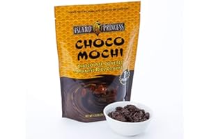 Island Princess Choco Mochi Chocolate Covered Japanese Rice Crackers 1.5 Lb