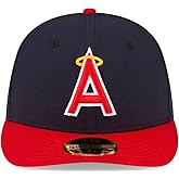 Los Angeles Angels Alt Authentic Collection Low Profile 59FIFTY Fitted Hat (US, Numeric, 7 1/8, Navy)