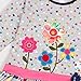 Novatx Baby Kids Winter Bow Check Pattern Girls Clothes H6328 Grey (3/4y)
