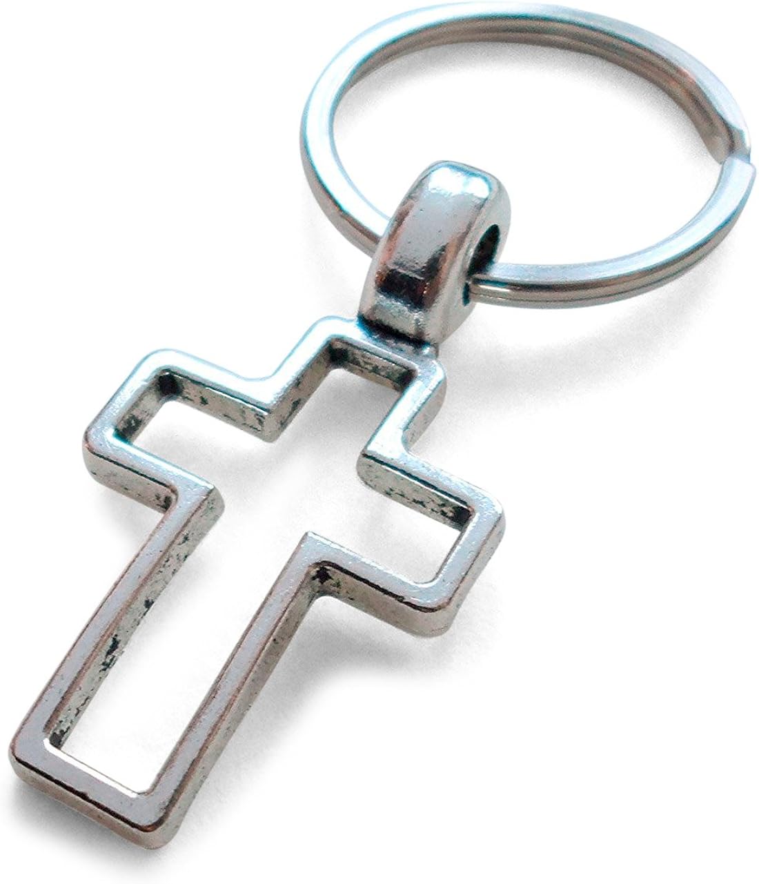 Small Cross Keychain, Religious Keychain Clothing