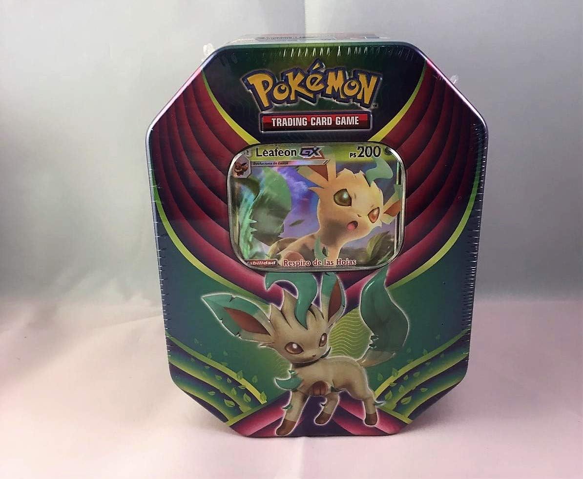 Caja Metalica Pokemon Leafeon gx (español) : Amazon.es: Juguetes y juegos