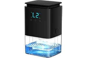 HSECPTOW 42 OZ Dehumidifier for Home, Quiet Small Dehumidifiers for Bedroom(360 sq.ft) Bathroom Closet with Auto Shut Off, 7 
