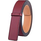 Vatee's Genuine Leather Replacement Belts For Women Without Buckle Dress Belt Strap Wide 29mm/20mm