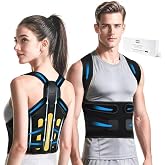 Bula Bear Posture Corrector for Women &amp; Men, Full Back Brace Support | Adjustable &amp; Breathable with Removable Metal Support Rods, Breathable Mesh, Pain Relief and Posture, Hunchback, Small
