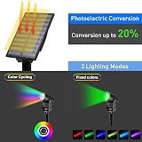 T-SUN 2-in-1 Solar Landscape Lights Colour Changing IP65 Garden Spot view 3