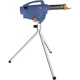 Zooka ZS740 Baseball Pitching Machine - Throws Balls 10-70 MPH- Cordless Battery Powered Pitching Machine for Kids, Youth, Adults - Adjustable Pitching Machine Baseballs - Tall Telescoping Tripod