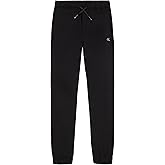 Calvin Klein Boys' Pull-On Tech Stretch Twill Jogger, Drawstring Closure, Black, 14-16