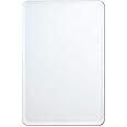 Better Bevel 20" x 30" Frameless Rounded Corner Rectangle Mirror | 1" Beveled Edge | Bathroom Wall Mirror