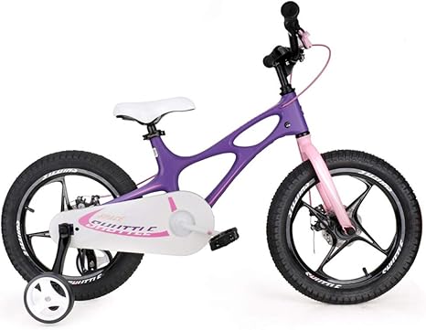 Amazon Co Jp 子供用自転車おしゃれな子供用屋外自転車2 10歳の子供用自転車男の子と女の子子供用自転車男の子と女の子子供用自転車 Color Purple Size 16 Inches ホーム キッチン