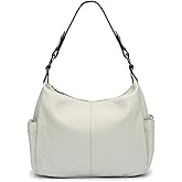 Dulcet Project Genuine Leather Purses for Women Hobo Crossbody Bags Casual Work Shoulder Bag with Adjustable Strap