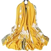 Hioyiwse Shawl Scarf For Women Lightweight Scarves Floral Pattern Formal Evening Dressesformal Shawl Summer Wraps