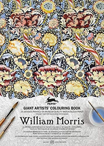 William Morris: Giant Artist's Colouring Book (Multilingual Edition) (Giant Artists' Colouring Books) (English, Spanish, French, Italian and German Edition) Paperback – June 15, 2016