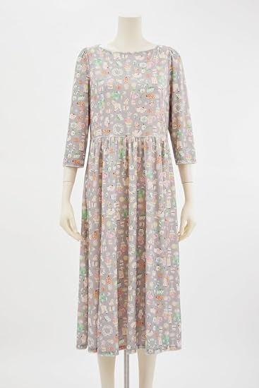 Amazon フランシュリッペ Franche Lippee 水彩長めワンピース ワンピース チュニック 通販