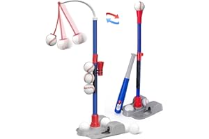 AuntyFey Tball Set, Tee Ball Set, Kids Baseball Bat, Tball Set for Toddlers 3-5, Toddler Baseball Bat, T Ball Sets for Kids 3-5 Boy, Blue