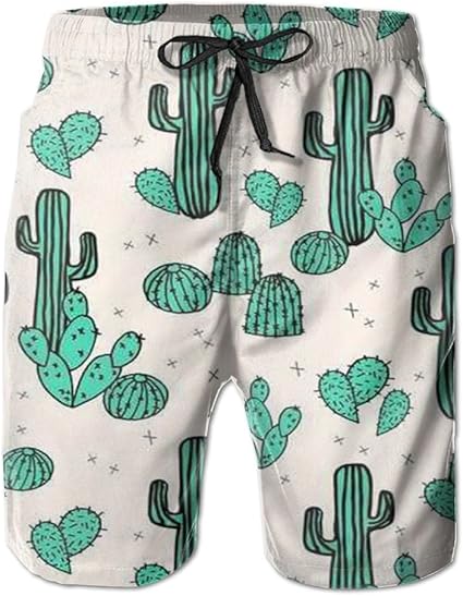 cactus swim trunks