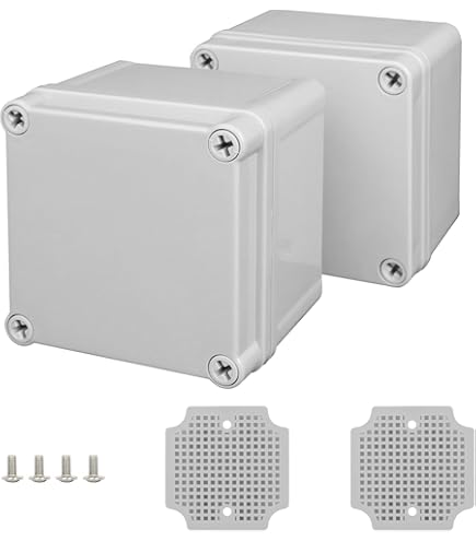 thumbnail image 2 of YXQ 5x5x3 Inch Electrical Junction Box - IP65 Waterproof ABS Project Case Enclosure 2 of 12