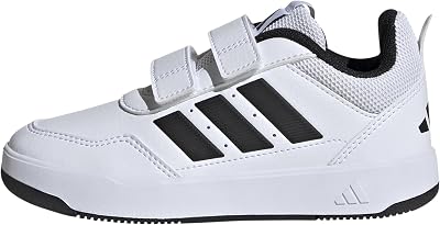 Unisex niños Tensaur Sport 3.0 Hook and Loop Kids Shoes, FTWR White/Core Black/FTWR White, 38 2/3 EU