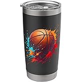 Basketball Splash Baller Basketball Player Team Player Stainless Steel Insulated Tumbler