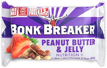 Amazon Com Bonk Breaker High Protein Bar Peanut Butter Jelly