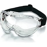 Neiko Pro 53875B Clear Protective Lab Safety Goggles, Chemistry Lab Goggles, Scientific, Construction Goggles, Contractor, Wo