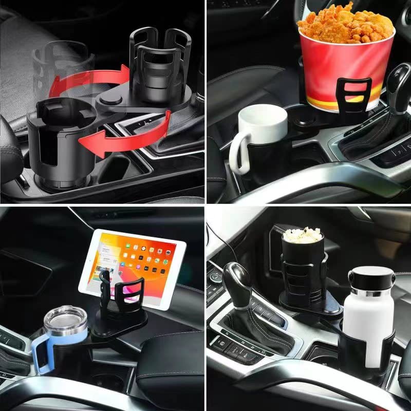 New Upgraded Cup Holder Expander for car 2 in 1 Multifunctional Car Cup