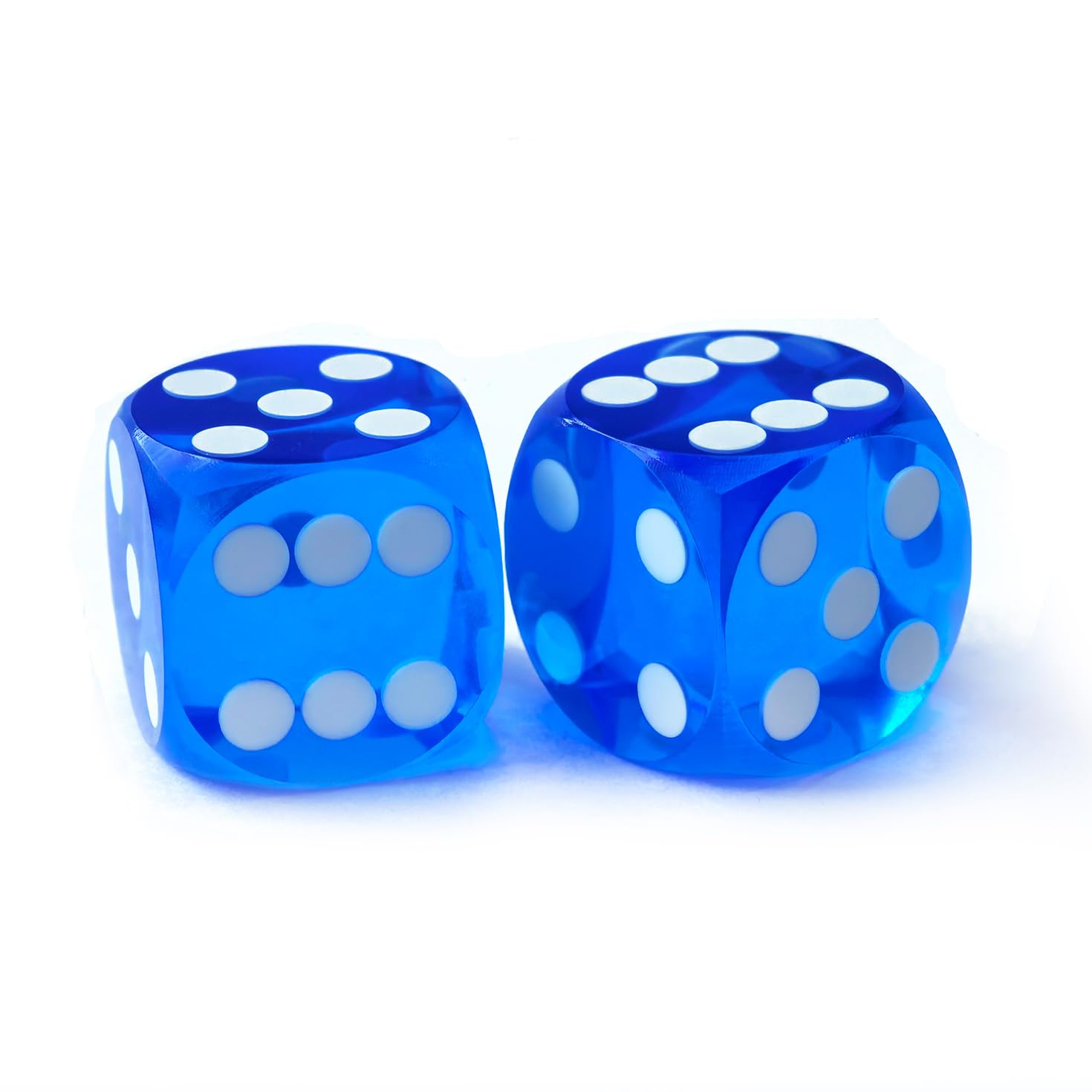 Bescon Professional Precision Casino Dice Round Corner 5/8" (16mm) with Beveled Corner, Without Serial Number