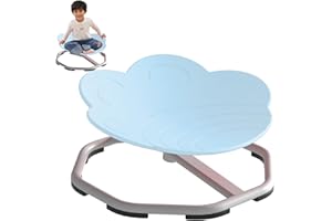 MIFASUO Sensory Spinning Chair for Kids with autism,Sit and Spin Chair for Kids Autism, 360° Sensory Integration Training Toy,swivel ADHD chair,Sensory Equipment,Special education (Cat's claws Shape, Blue)