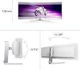 Philips Evnia 49M2C8900 OLED 49 inch Curved Gaming Monitor 240 Hz HDR400 view 5