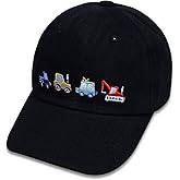 ZGDG Kids Boys Girls Baseball Cap Toddler Embroidery Car Trucker Hat Adjustable Washed Vintage Sun Fishing Hat for 3-8 Years