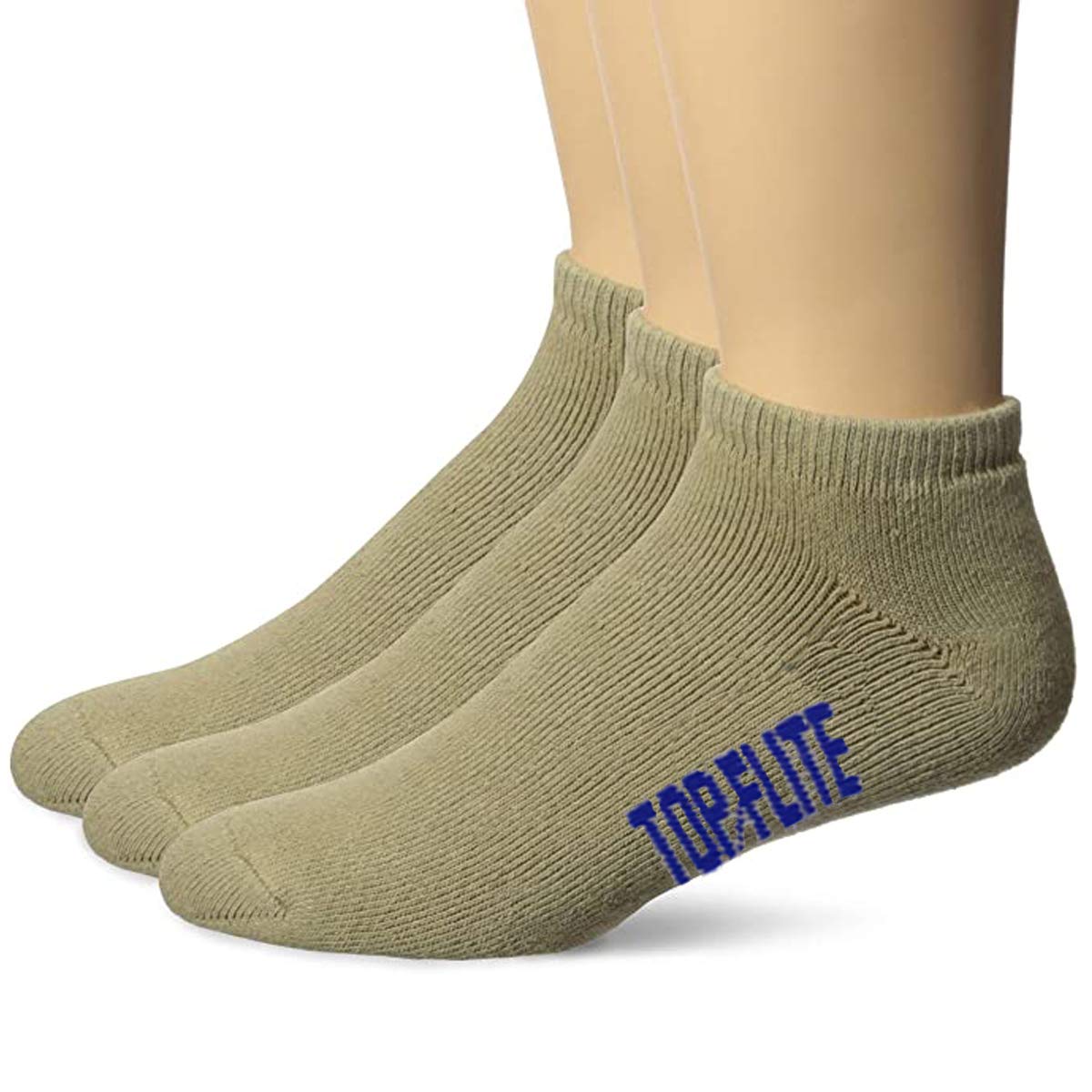 Top Flite Men's Sport Full Cushion Low Cut Socks 3 Pair Pack