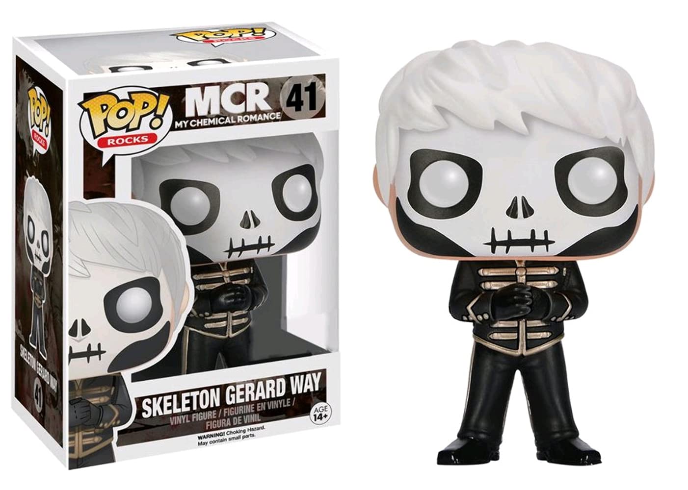 Funko Pop Rocks MCR Esqueleto Gerard Way Hot Topic Exclusivo