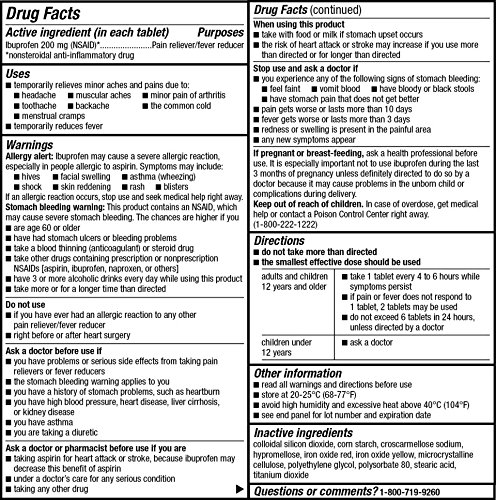 Members Mark Ibuprofen Tablets - Image 2