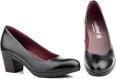 zapatos salon comodos piel