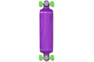 YOCAHER Professional Speed Drop Down Stained Complete Longboard