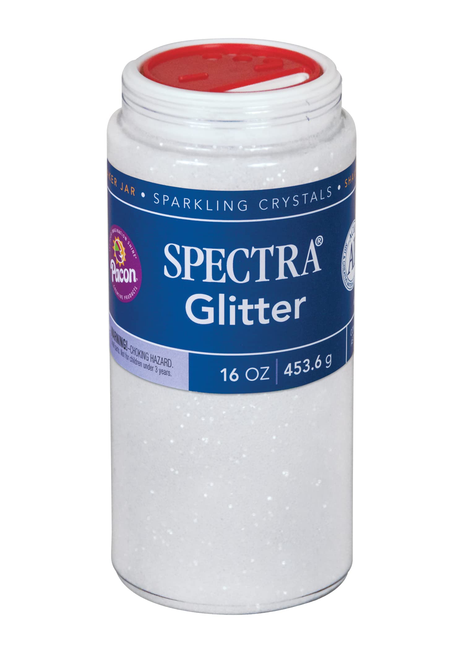 Photo 1 of Spectra Arts & Crafts Glitter, Clear, 16 oz., 1 Jar
