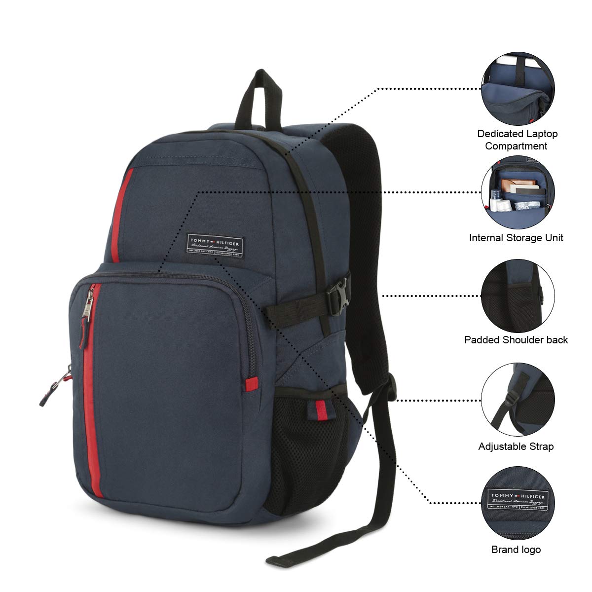 tommy hilfiger trekking bags